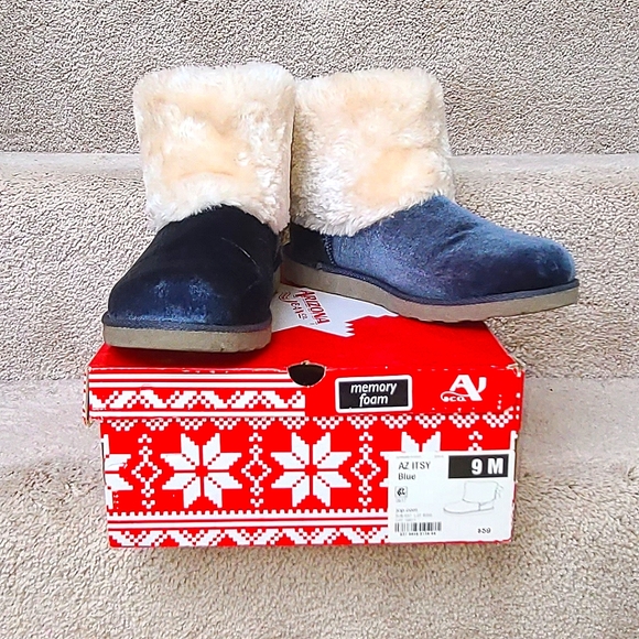 Blue Fur Bootie - Picture 7 of 7